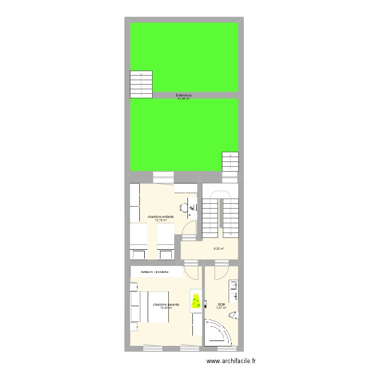 Rodange_Catia. Plan de 16 pièces et 191 m2