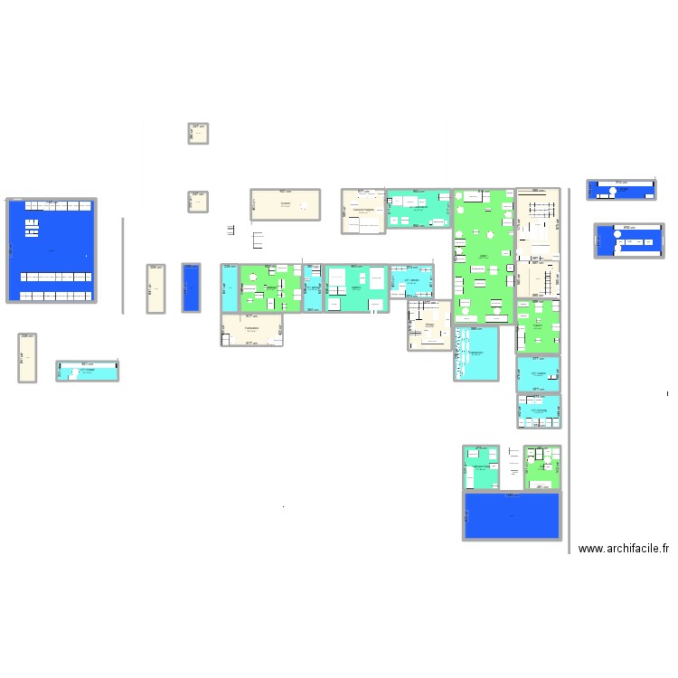 SELVI - Panda -L. Plan de 29 pièces et 1160 m2