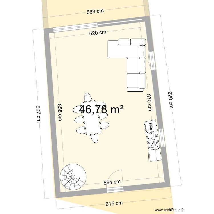 plan angles 1. Plan de 8 pièces et 142 m2