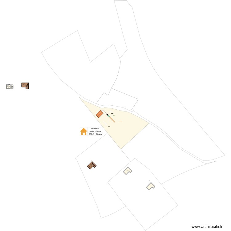 gaugeac 2-2. Plan de 9 pièces et 349 m2