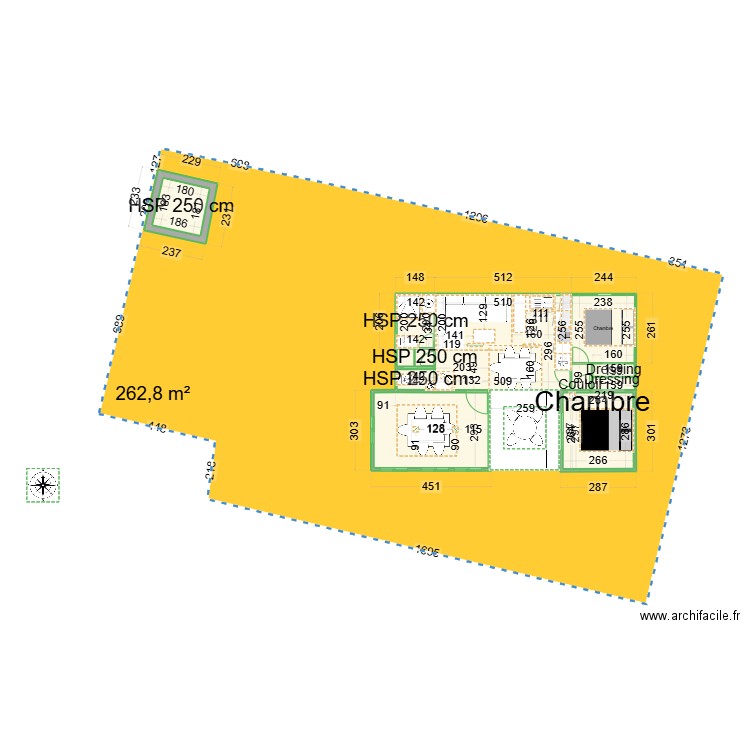 mobilhome+ter 1. Plan de 12 pièces et 55 m2