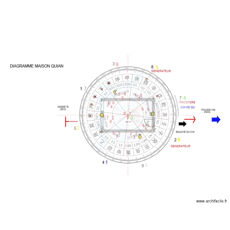 BUREAU BLAGNAC 005. Plan de 1 pièce et 15 m2