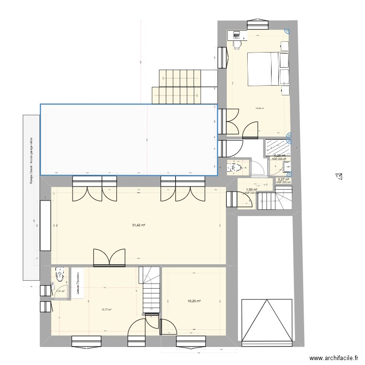 Projet_RDF_RDC_Révision_2.2. Plan de 9 pièces et 108 m2