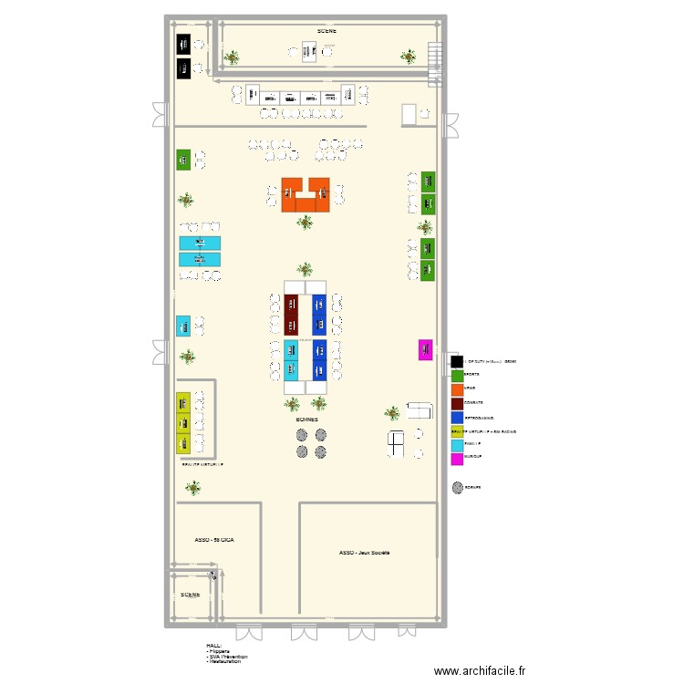 Plan Imphy 2024. Plan de 3 pièces et 564 m2