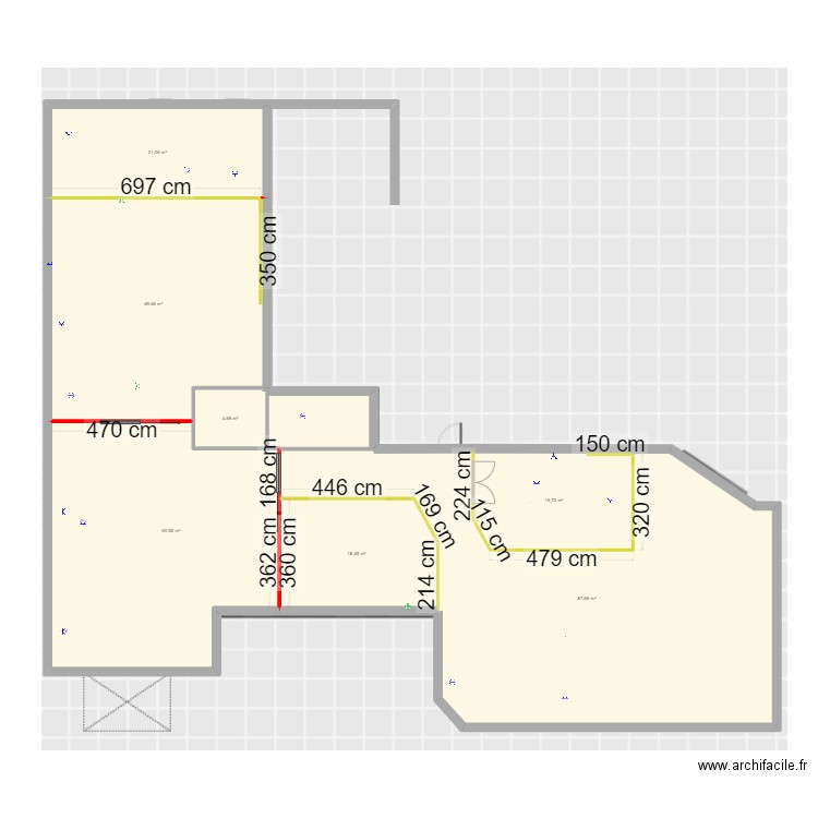 plan miellerie panneaux. Plan de 7 pièces et 259 m2