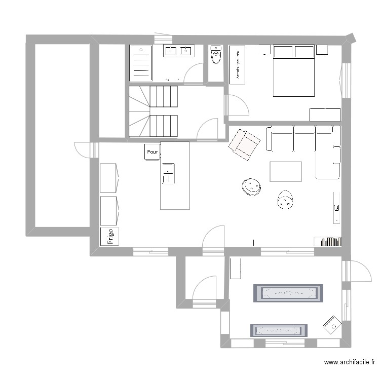 extention kervinduc. Plan de 0 pièce et 0 m2