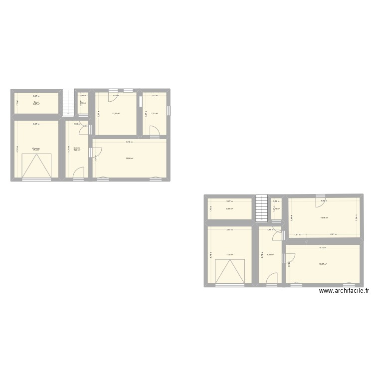 maison viriat. Plan de 13 pièces et 149 m2