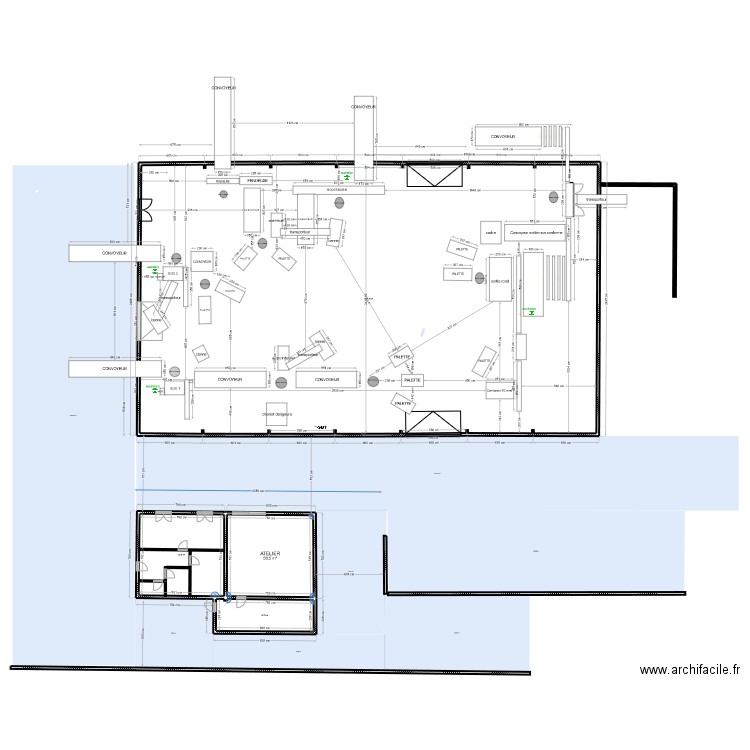 ucopac 13. Plan de 4 pièces et 1157 m2