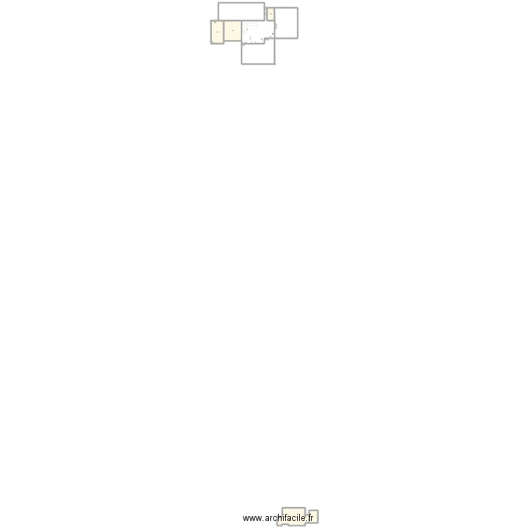 Projet Paillote. Plan de 4 pièces et 199 m2