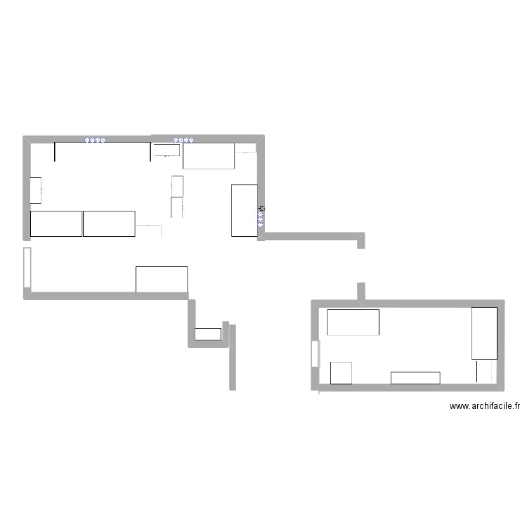 Zone contrôle. Plan de 0 pièce et 0 m2