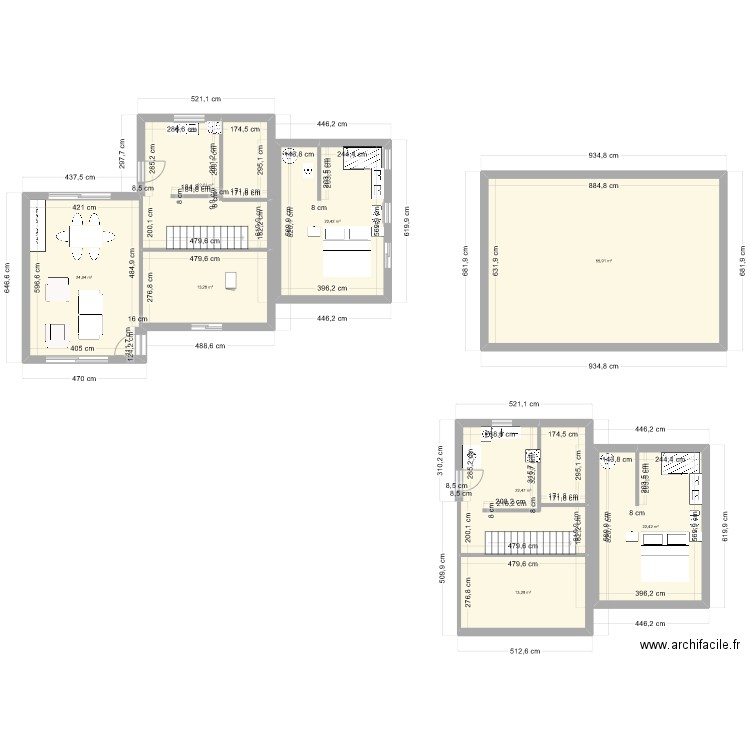 plan1. Plan de 8 pièces et 197 m2