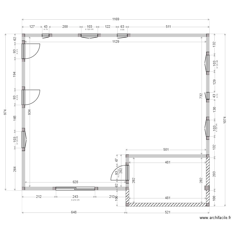 SCI APMLL  ELEVATION. Plan de 2 pièces et 109 m2