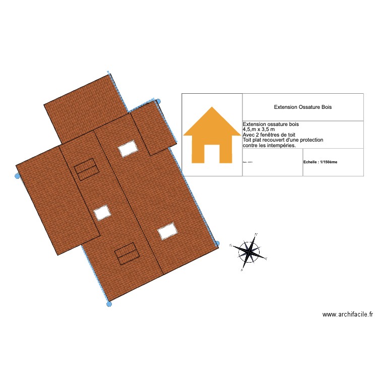 Plan toitureAvant. Plan de 0 pièce et 0 m2