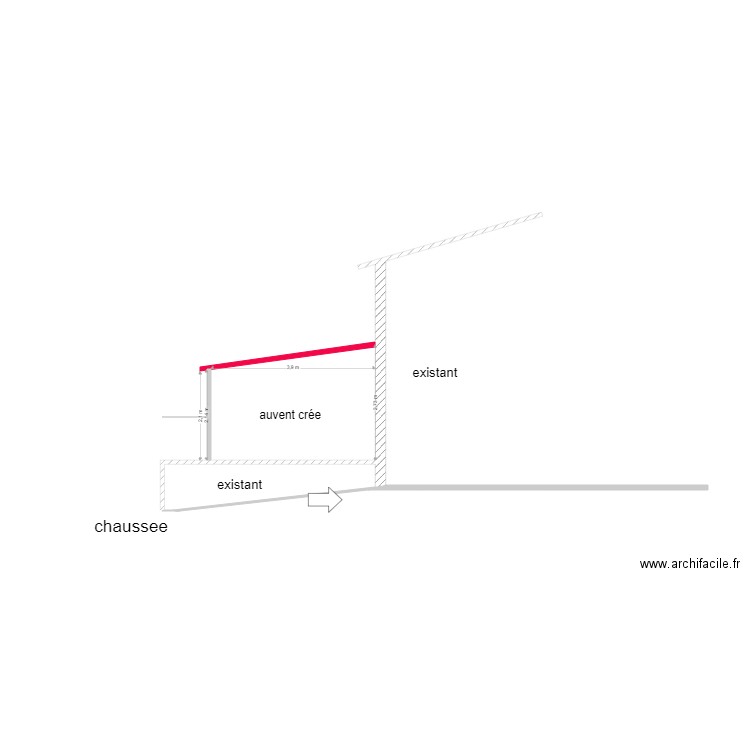 brunengo 2. Plan de 1 pièce et 4 m2