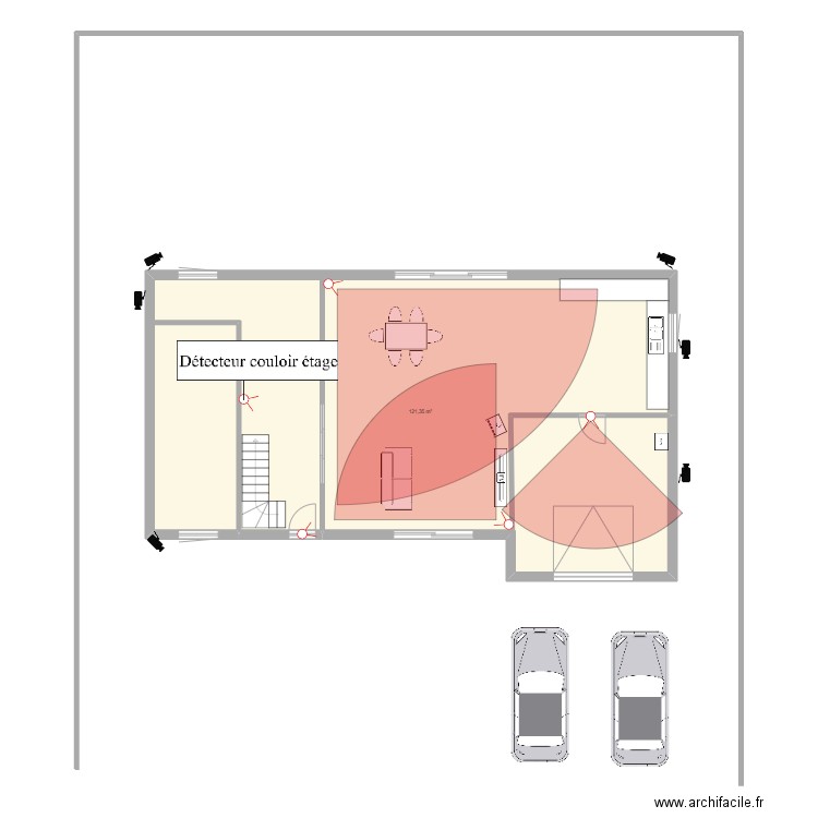 Projet Lésigny. Plan de 1 pièce et 121 m2