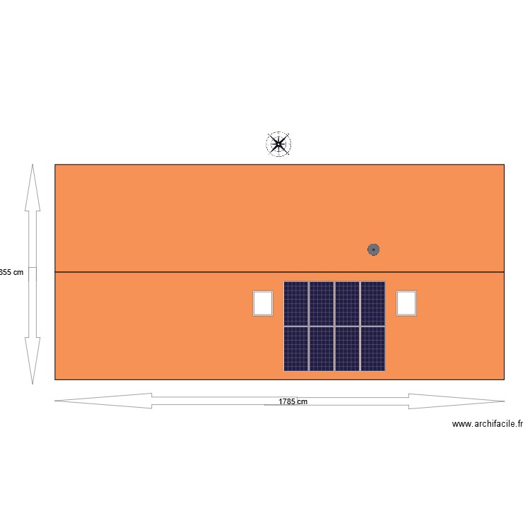 toiture. Plan de 0 pièce et 0 m2