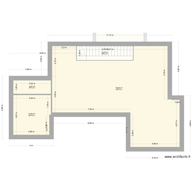 projet maison V4. Plan de 10 pièces et 210 m2