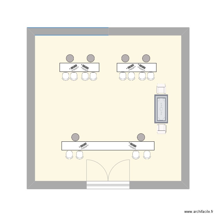 OC Lourdes vente. Plan de 1 pièce et 23 m2