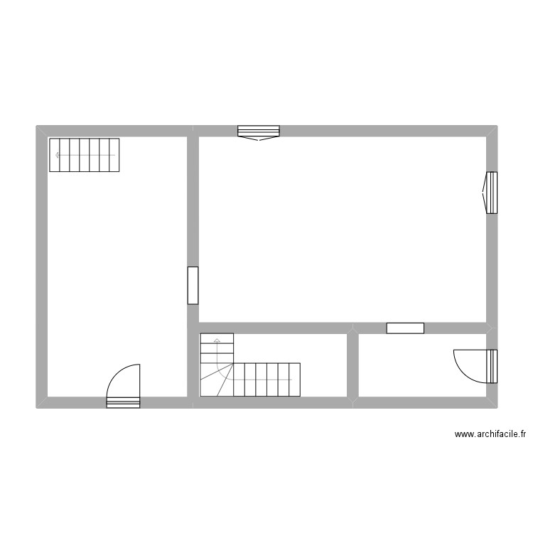 SBN18. Plan de 3 pièces et 31 m2