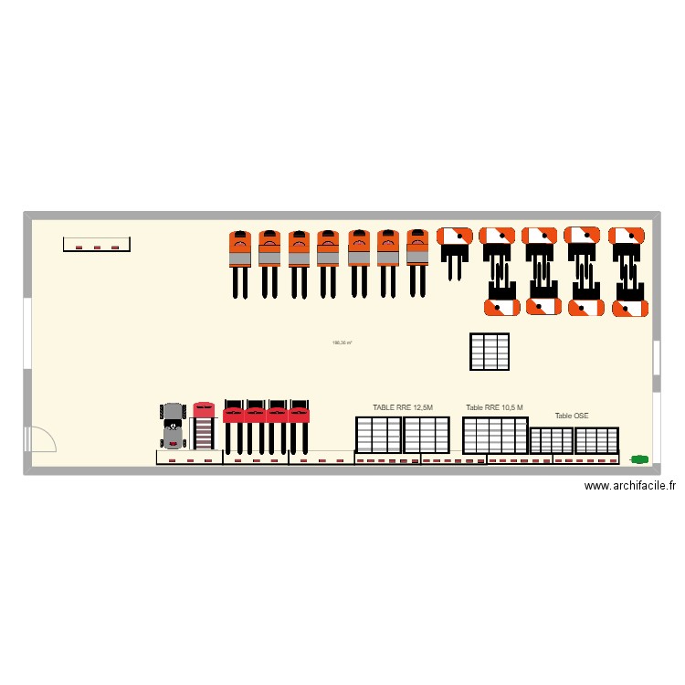 SDC STEF Fauverney 21. Plan de 1 pièce et 198 m2