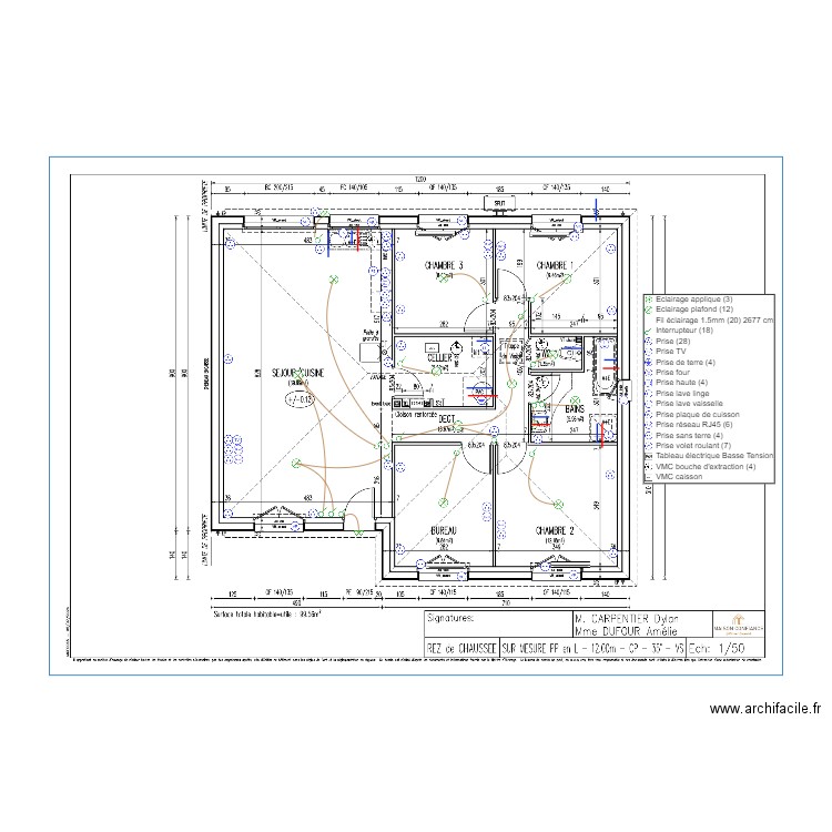 CARPENTIER. Plan de 0 pièce et 0 m2