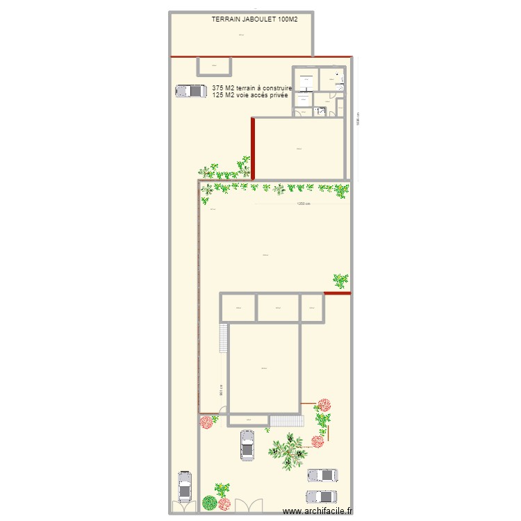 projet villa Syrha Lambert. Plan de 18 pièces et 1436 m2