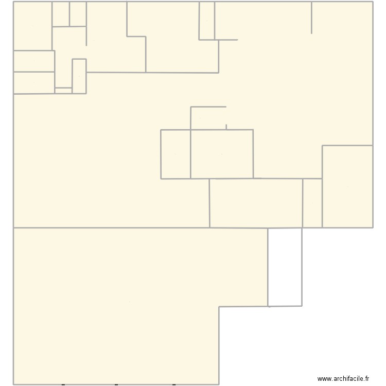 plan Biscuiterie. Plan de 12 pièces et 3994 m2