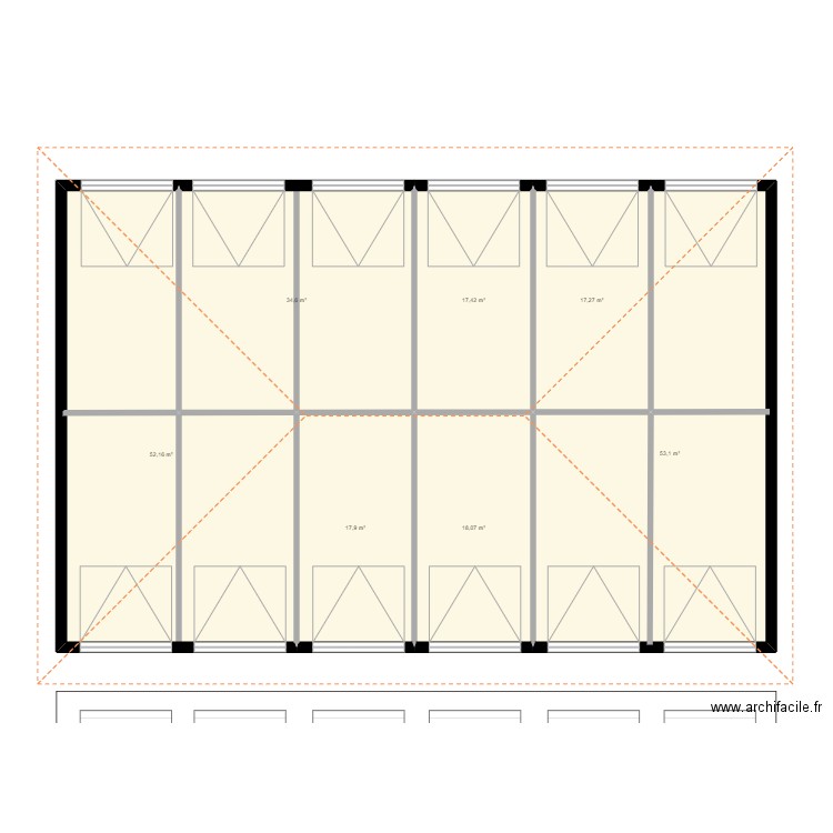 Garage Auradé. Plan de 7 pièces et 211 m2