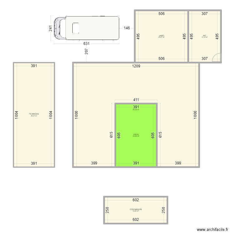 NEW3. Plan de 6 pièces et 214 m2