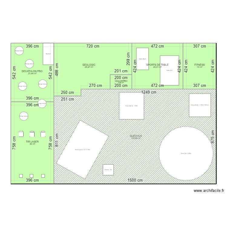 Idée 2 SETT. Plan de 7 pièces et 246 m2