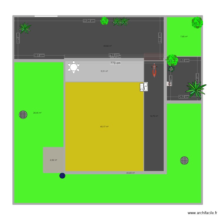 Phetchabun travaux ext 2024 2025. Plan de 8 pièces et 193 m2