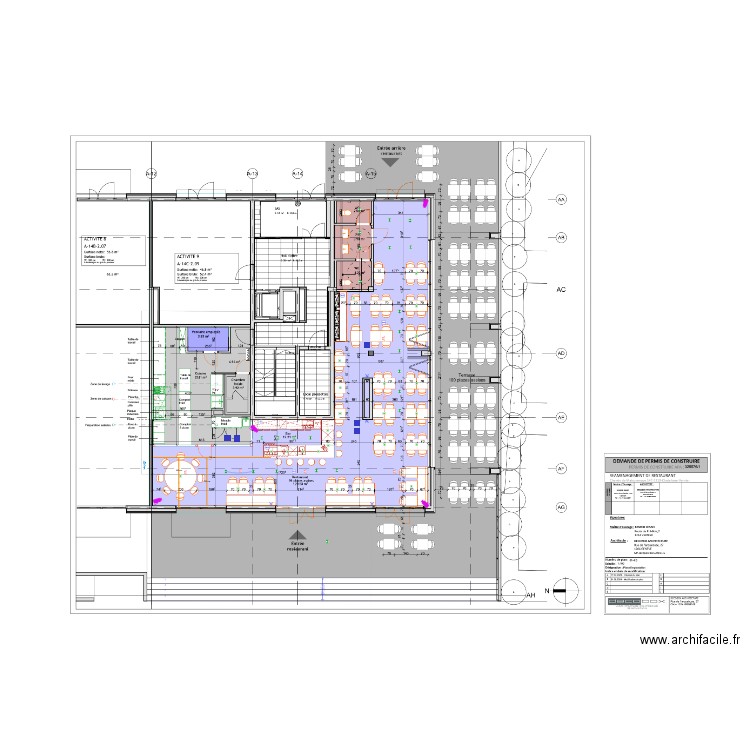 oceano restaurant . Plan de 0 pièce et 0 m2