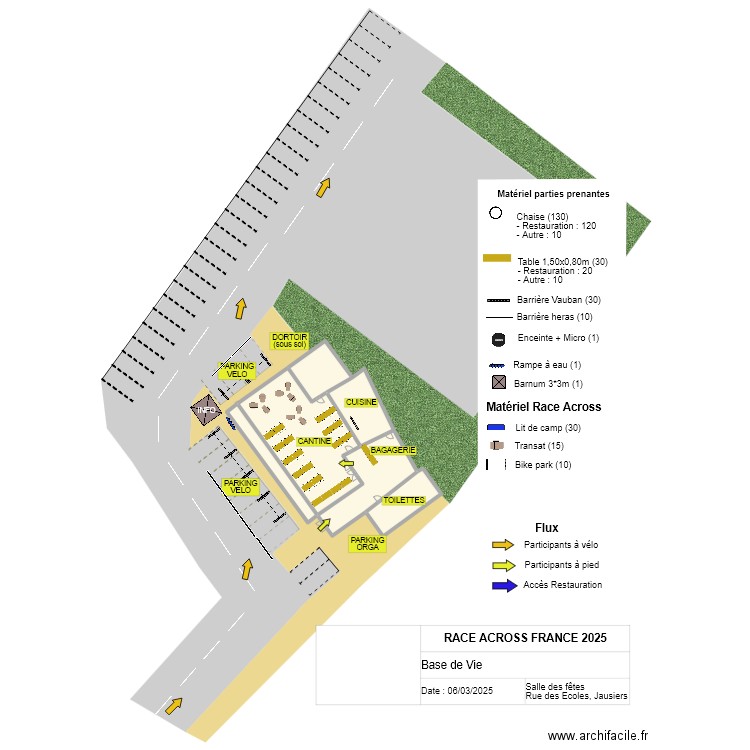 RAF25 - JAUSIERS. Plan de 6 pièces et 361 m2