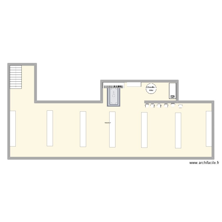 Grenier Bouge. Plan de 1 pièce et 169 m2