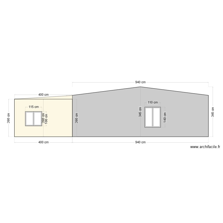 plan est. Plan de 0 pièce et 0 m2