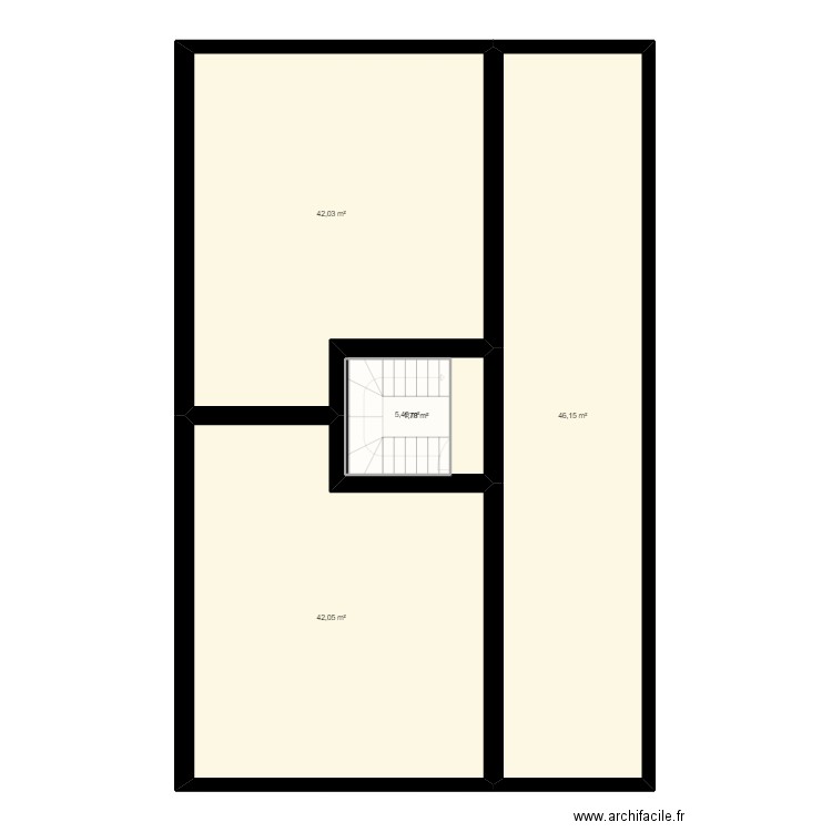 RAVE BLANC MESNIL . Plan de 9 pièces et 281 m2