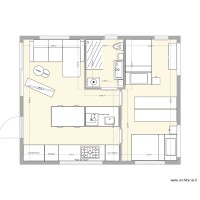 Lacet Flair_plan de base avec les aménagements et meubles