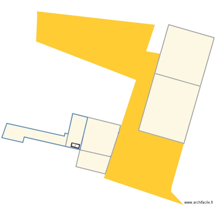 GAMEZ implantation. Plan de 7 pièces et 2807 m2