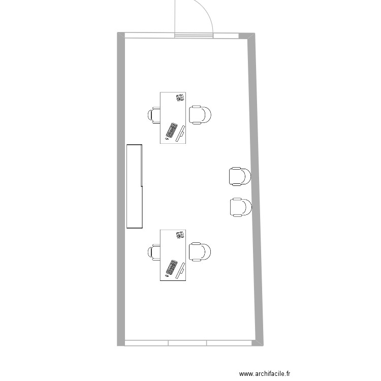 LOGE ST LUC BAZEILLES. Plan de 0 pièce et 0 m2