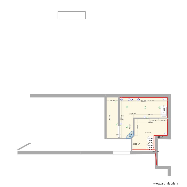 pipote 01. Plan de 6 pièces et 20 m2