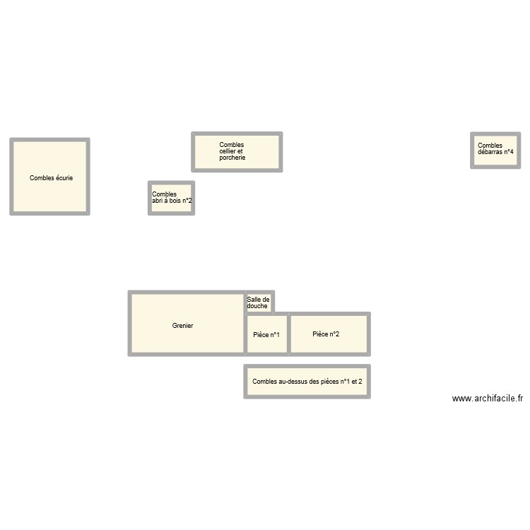 riffert etage dependa. Plan de 9 pièces et 201 m2