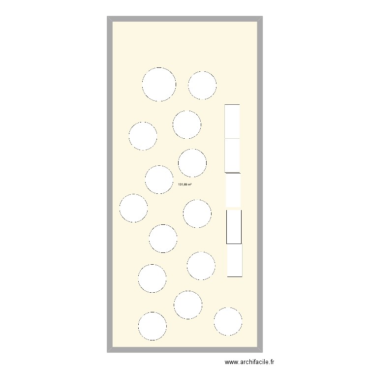 plan de table mariage. Plan de 1 pièce et 132 m2