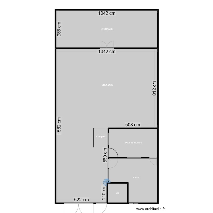 Piscine 1. Plan de 5 pièces et 203 m2