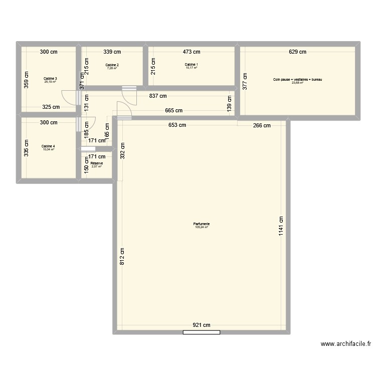 plan bs. Plan de 7 pièces et 184 m2