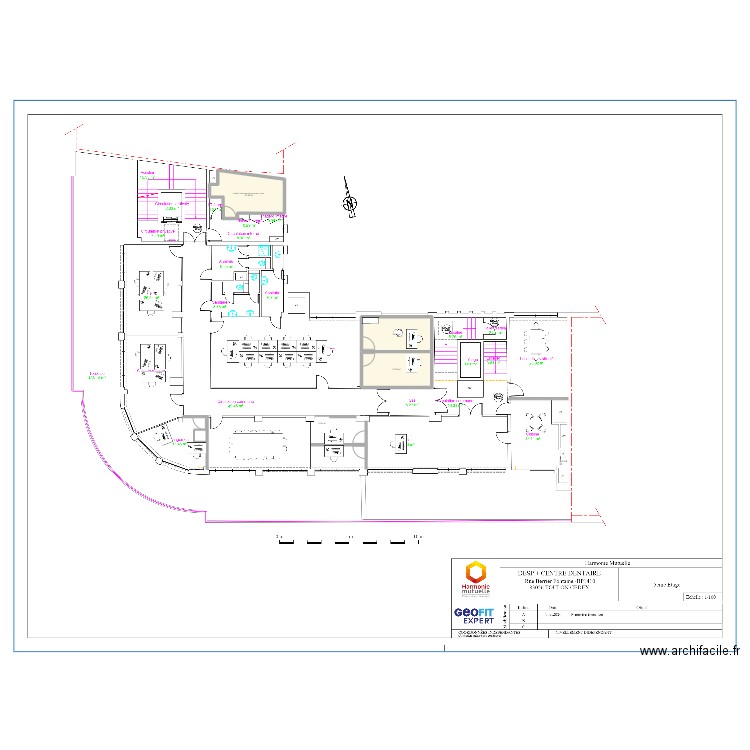 TOULON. Plan de 5 pièces et 39 m2