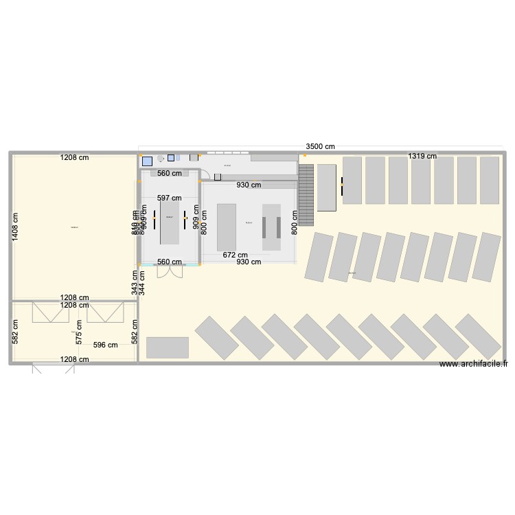 G27. Plan de 9 pièces et 1059 m2