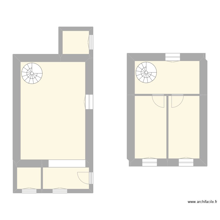 Blazejczack. Plan de 7 pièces et 65 m2