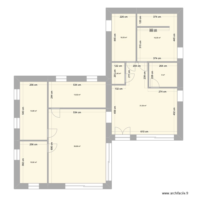 maison de vie. Plan de 9 pièces et 140 m2