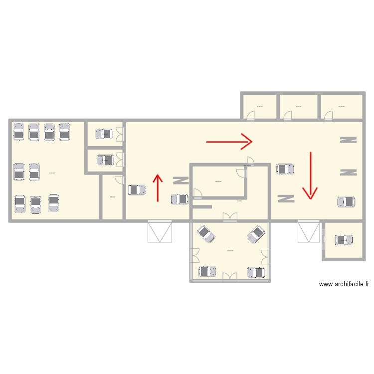 mon garage . Plan de 12 pièces et 417 m2