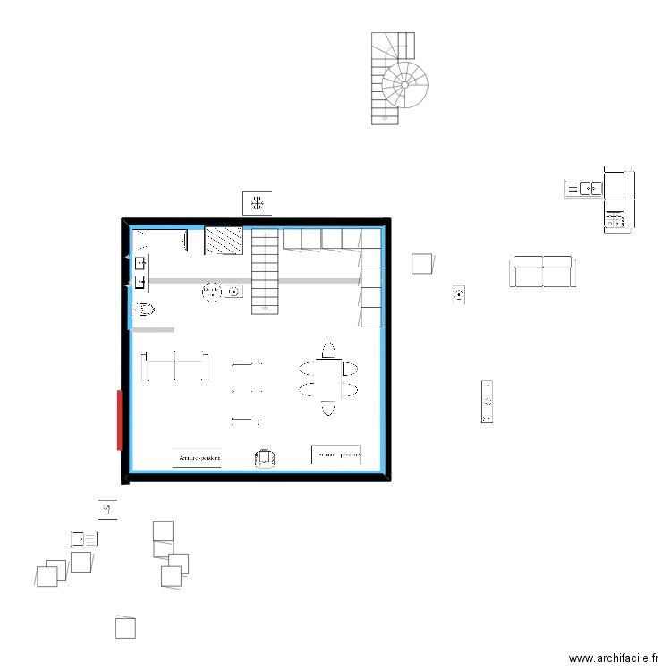 Pkuiubkuuy je jgvytcyfcyt. Plan de 0 pièce et 0 m2